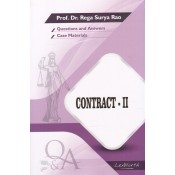 Gogia Law Agency's Questions & Answers on Contract II for BA. LL.B & LL.B by Prof. Dr. Rega Surya Rao